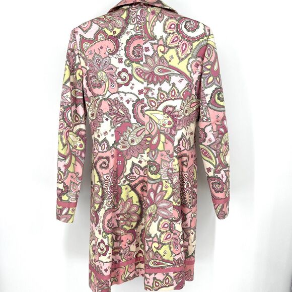 Yves Cossette Depeche Mode Paisley Coat Dress Pants Set Size 6 - Picture 3 of 16